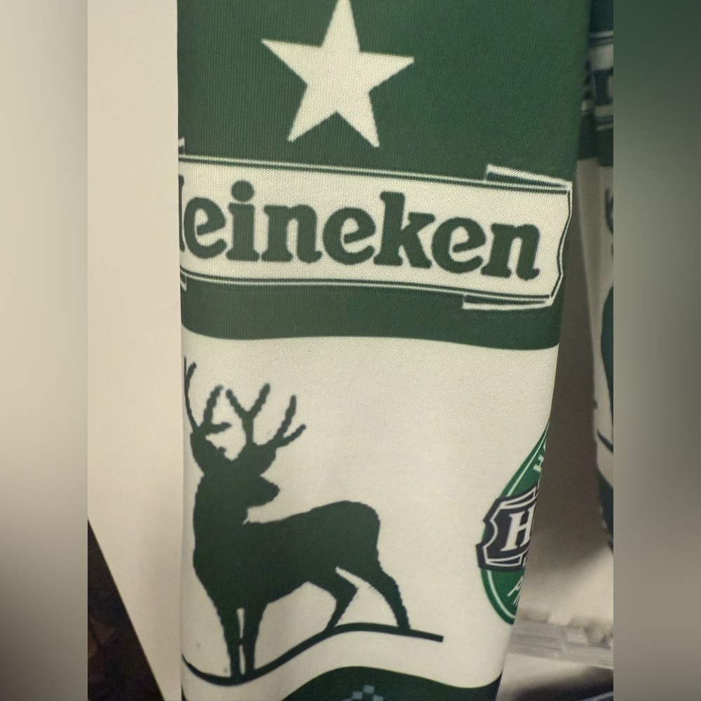 New Heineken reindeer reinbeer shirt - men’s large. St Patrick’s day. Holiday - Picture 3 of 5